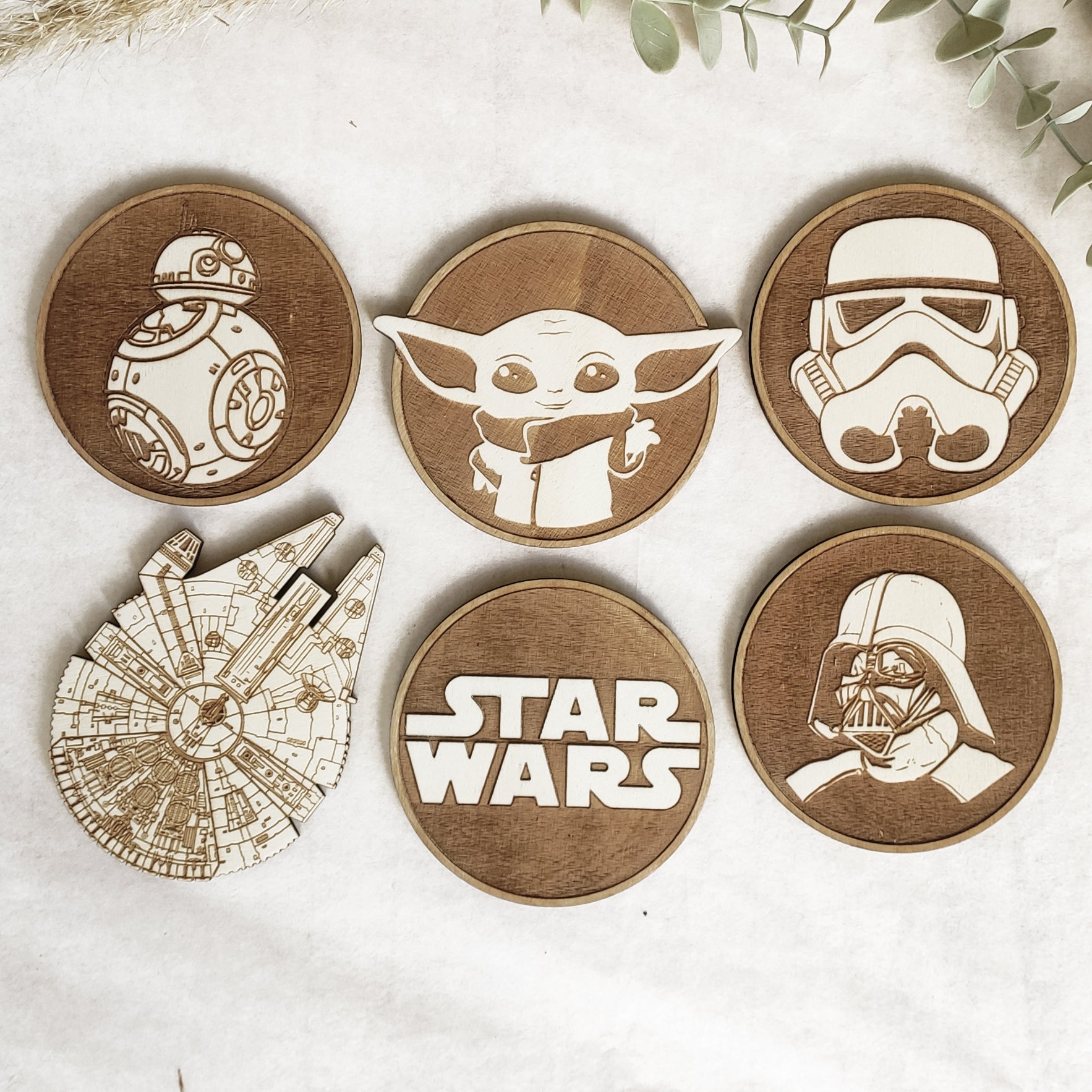 Star Wars Wooden Coasters (6-Pack)