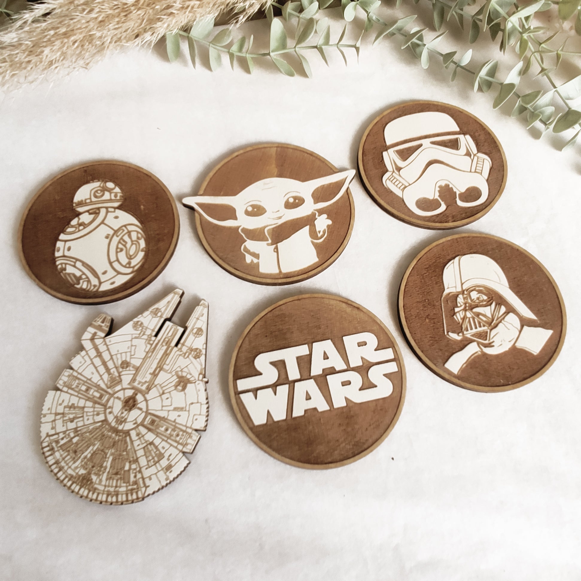 Star Wars Wooden Coasters (6-Pack)