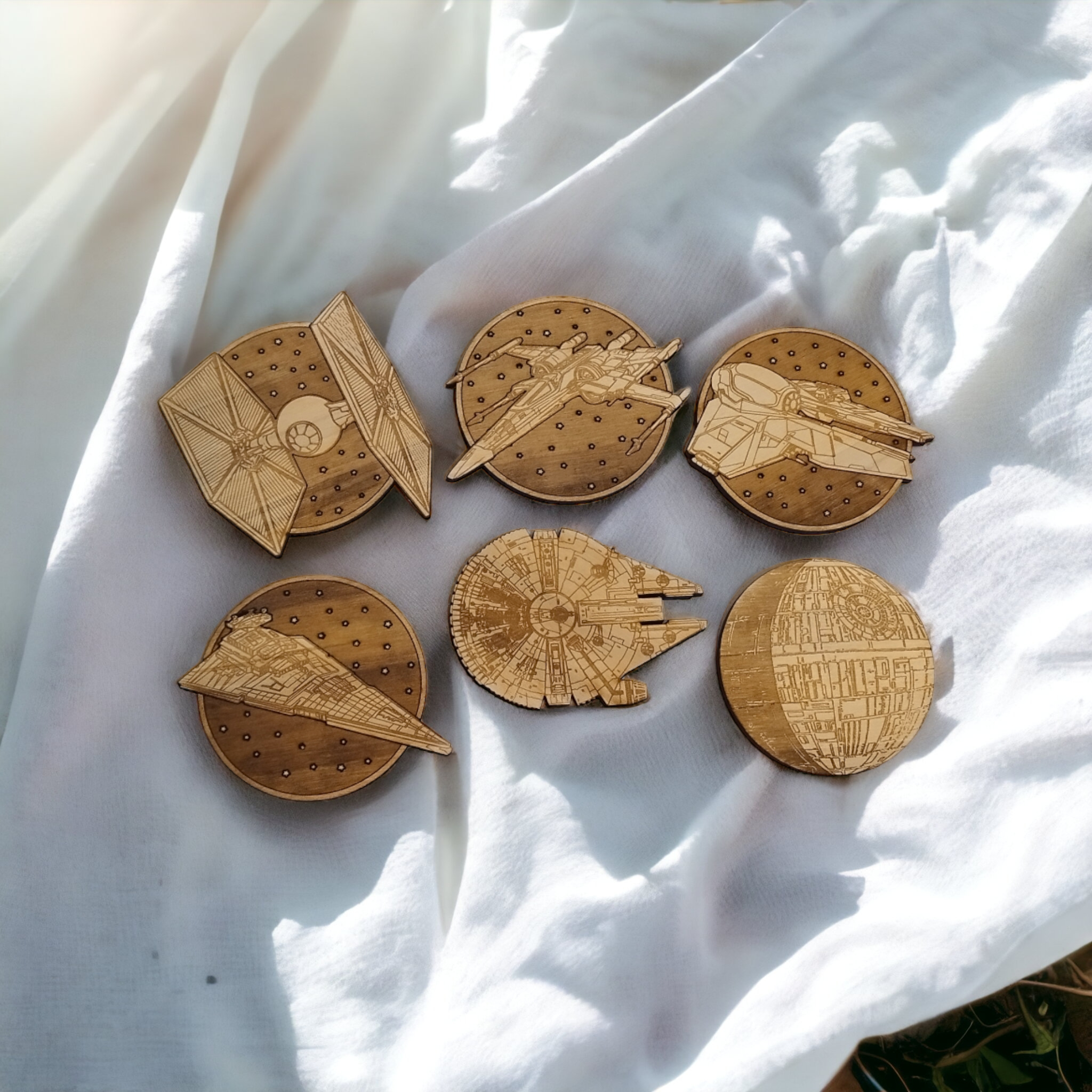 Star Wars Ships Wooden Coasters (6-Pack)