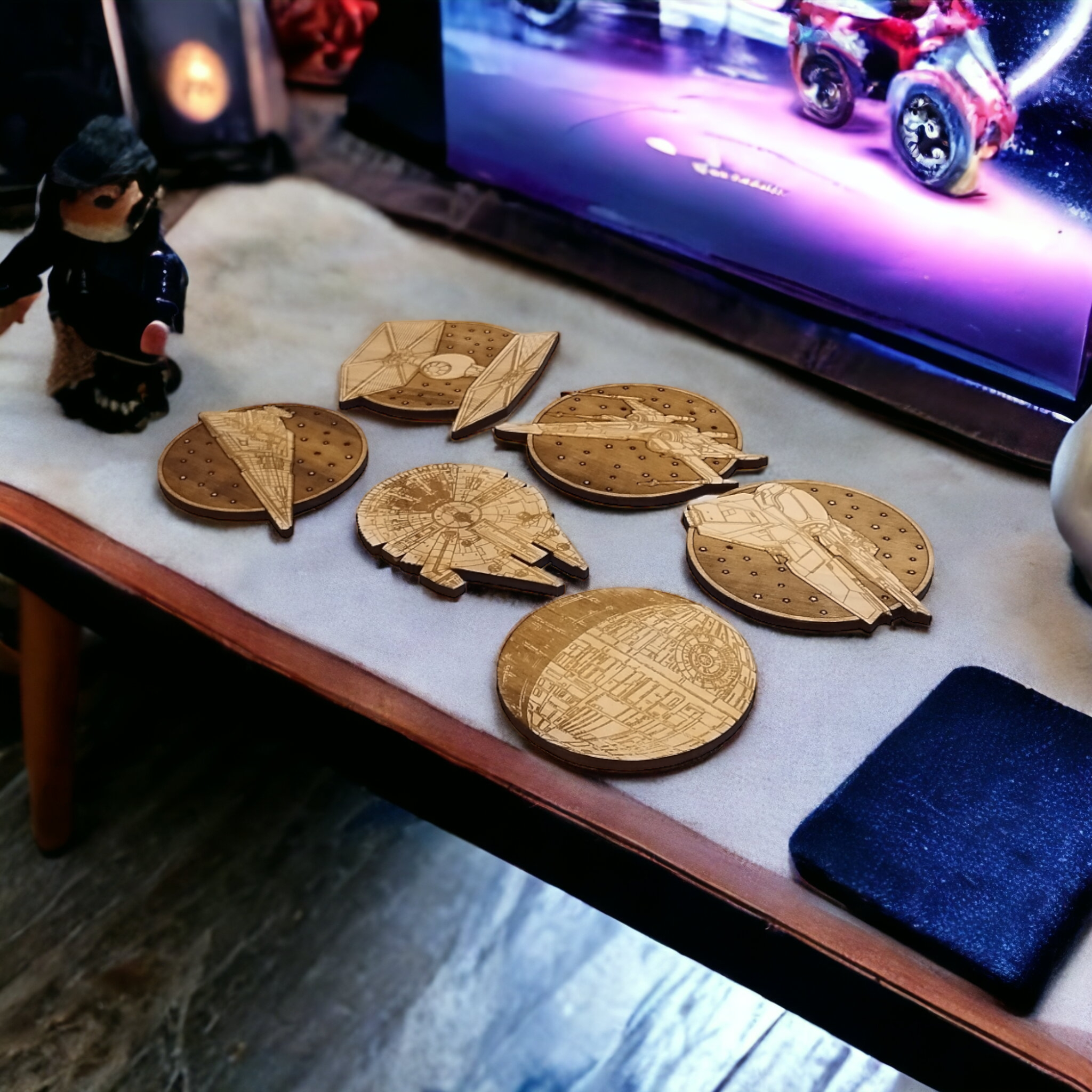 Star Wars Ships Wooden Coasters (6-Pack)