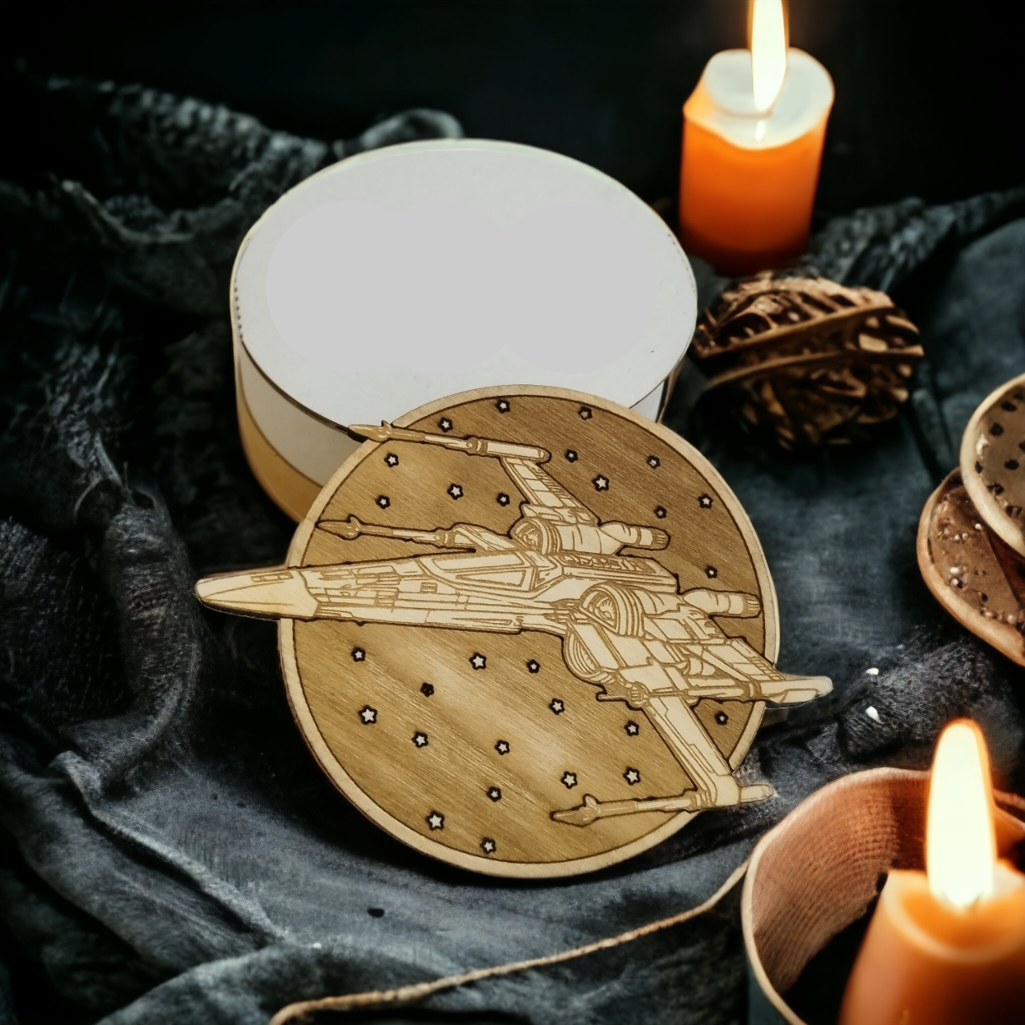 Star Wars Ships Wooden Coasters (6-Pack)