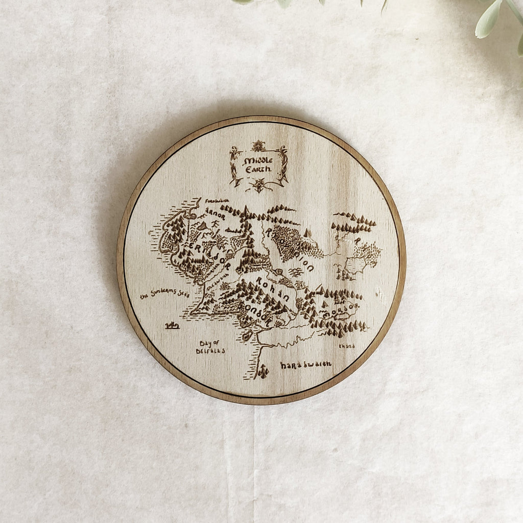 Lord of the Rings Wooden Coasters (6-Pack)