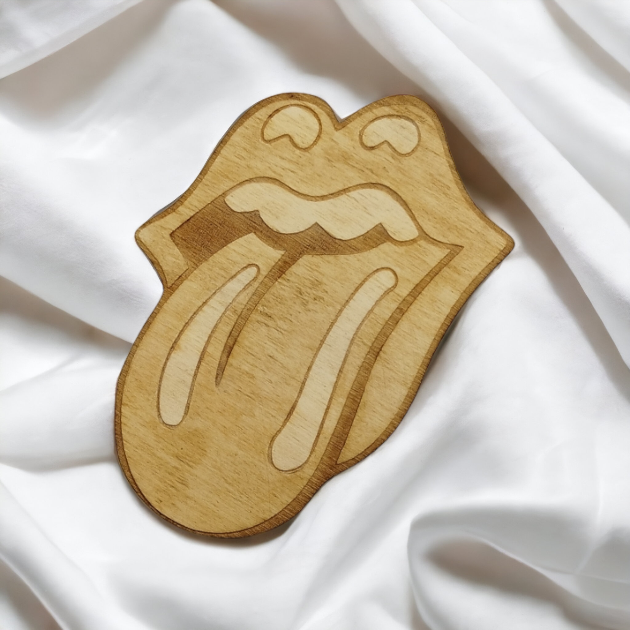 Rolling Stones Wooden Coasters (4-Pack)