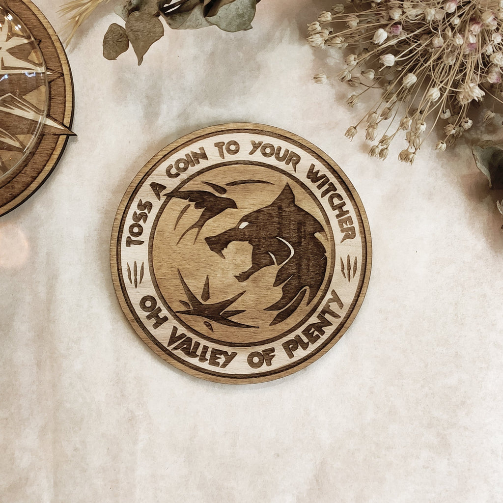 The Witcher Wooden Coasters (6-Pack)