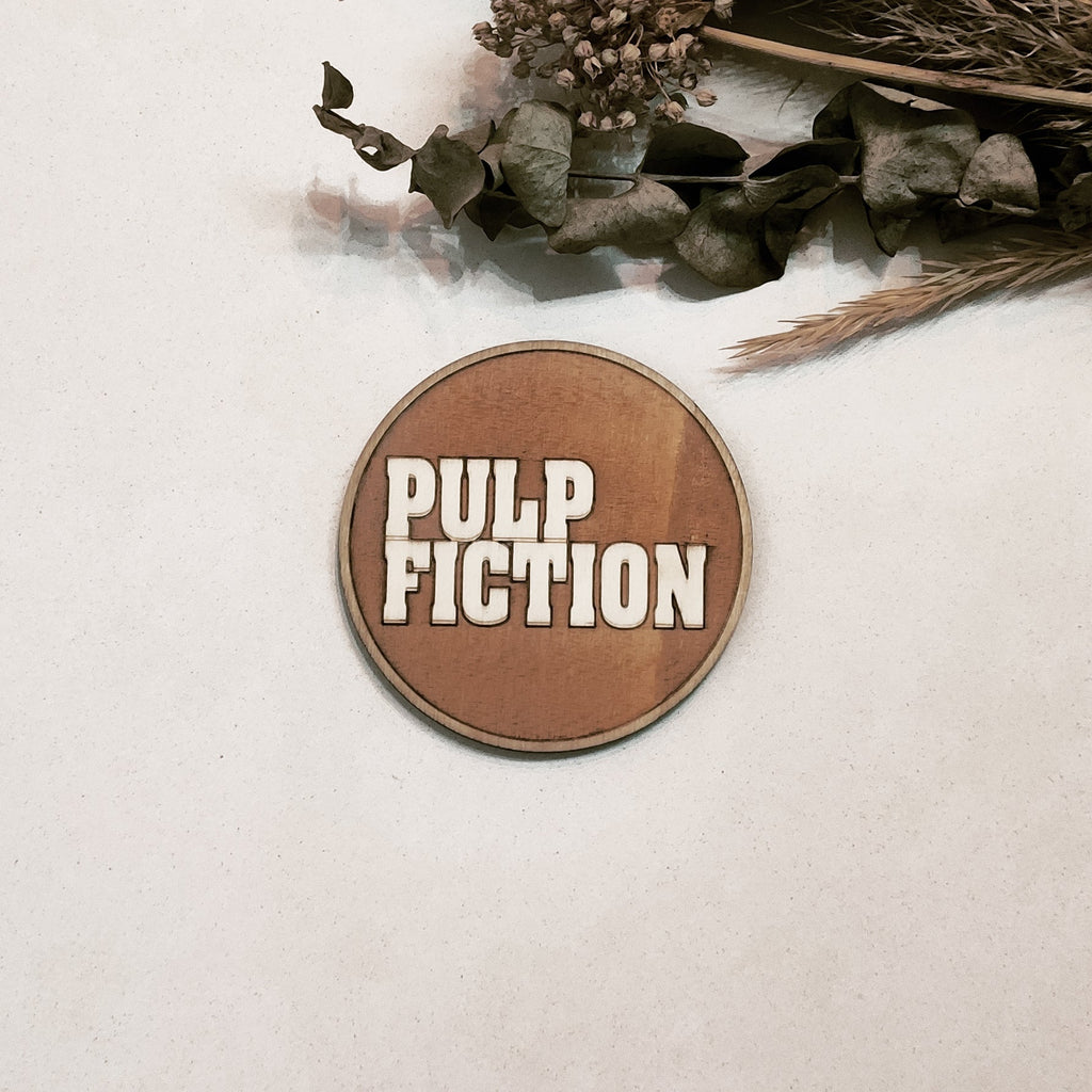 Pulp Fiction Wooden Coasters (6-Pack)