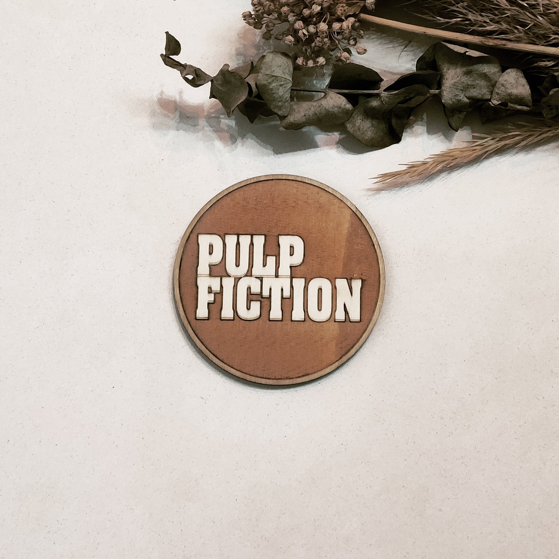 Pulp Fiction Wooden Coasters (6-Pack)