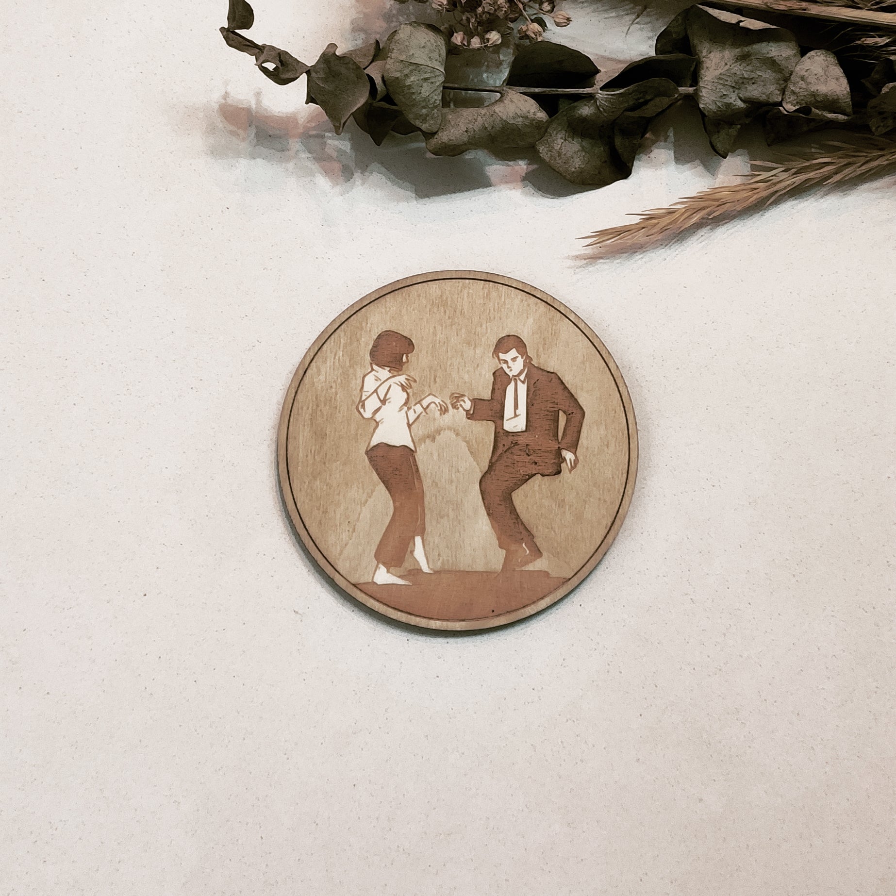 Pulp Fiction Wooden Coasters (6-Pack)