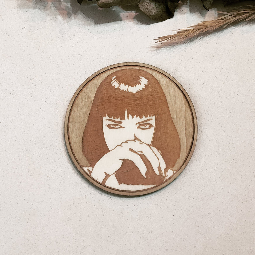 Pulp Fiction Wooden Coasters (6-Pack)