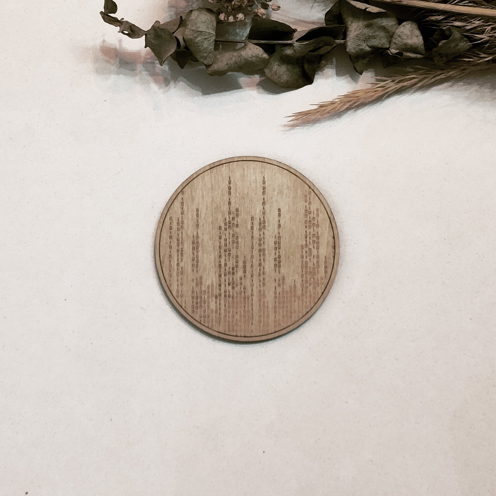 Matrix Wooden Coasters (4-pack)