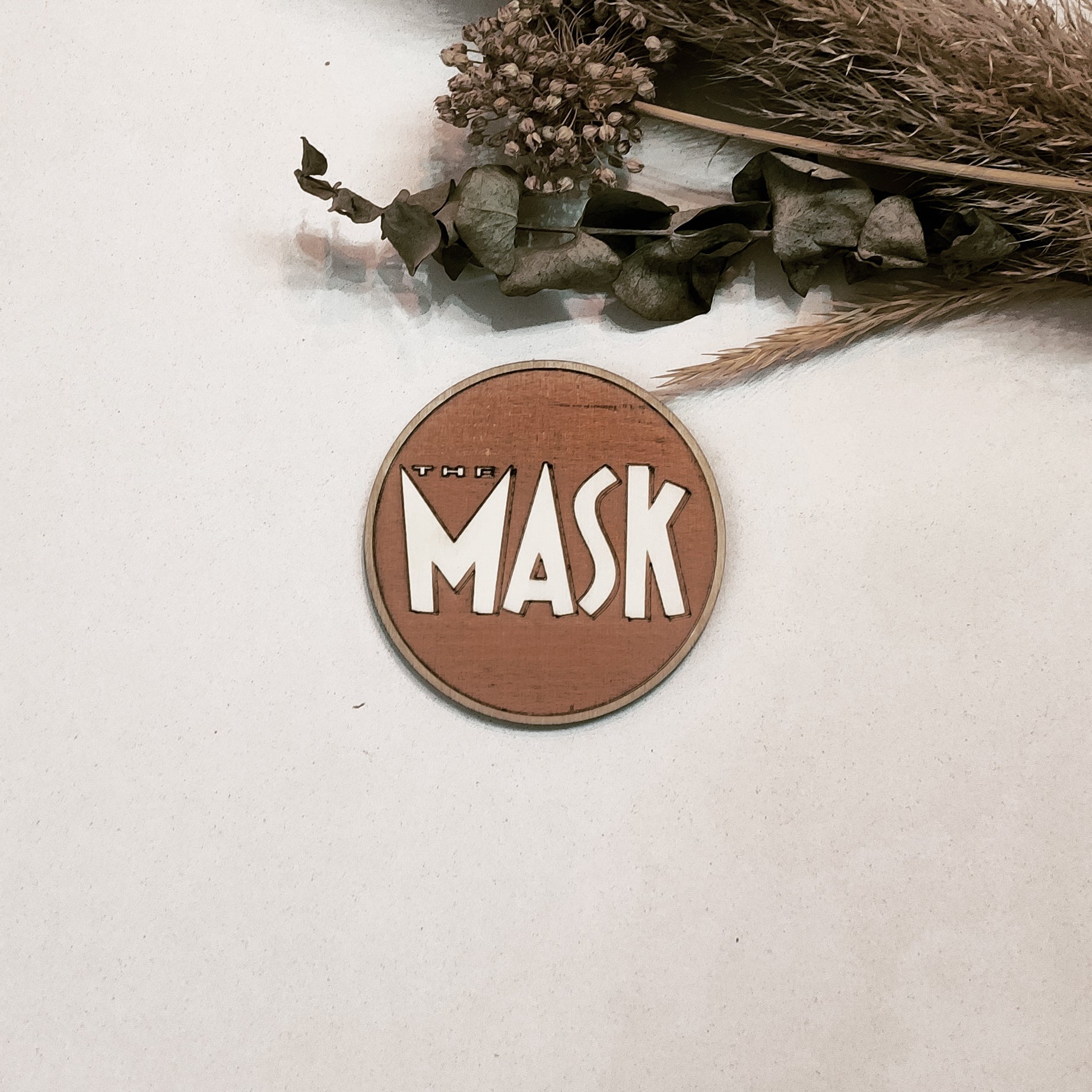 The Mask Wooden Coasters (4-Pack)