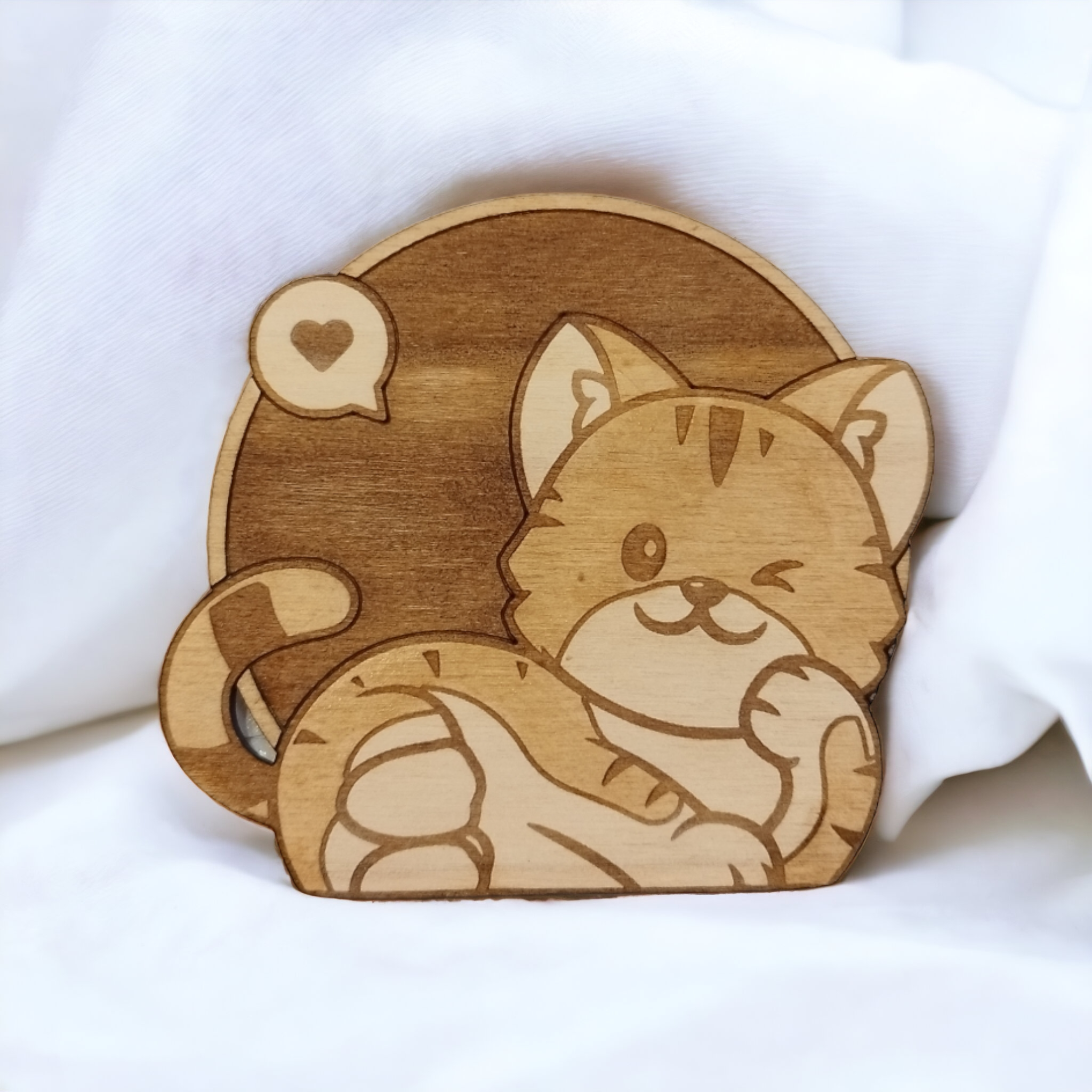 Cat Collection Wooden Coasters (6-Pack)