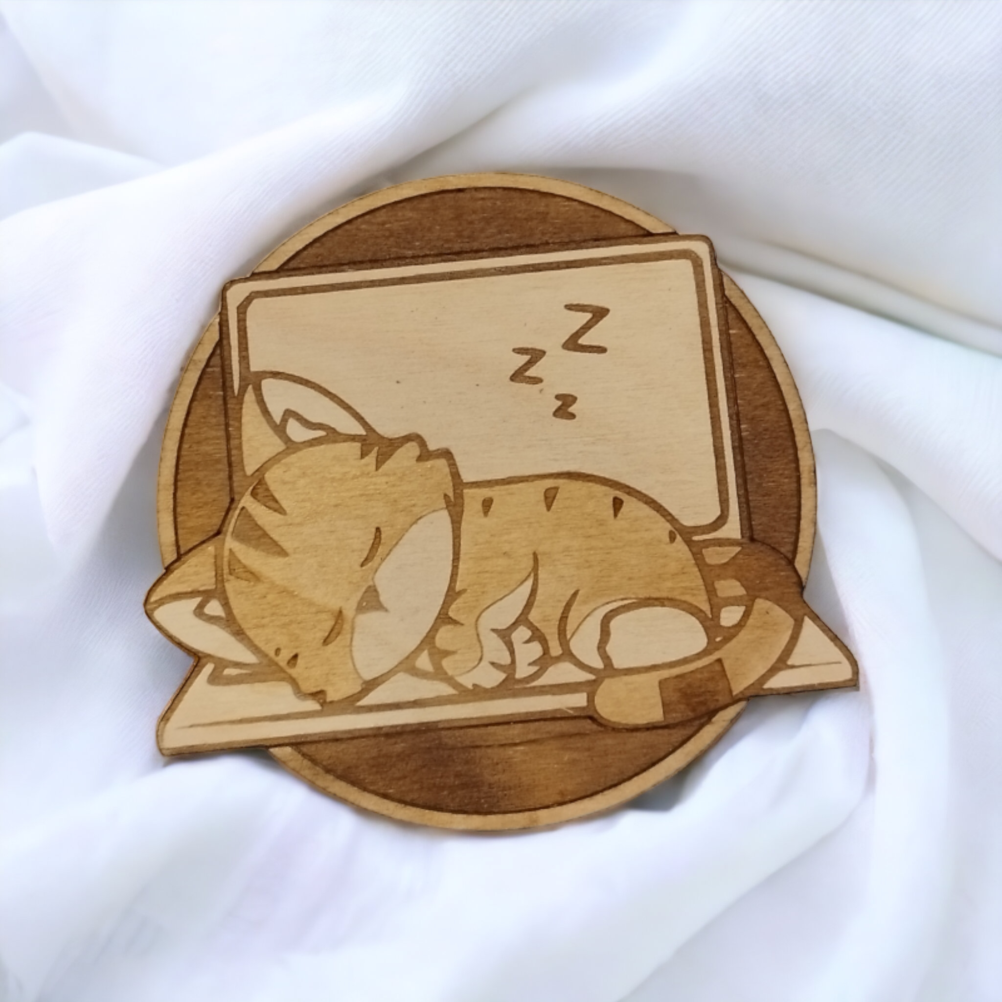 Cat Collection Wooden Coasters (6-Pack)