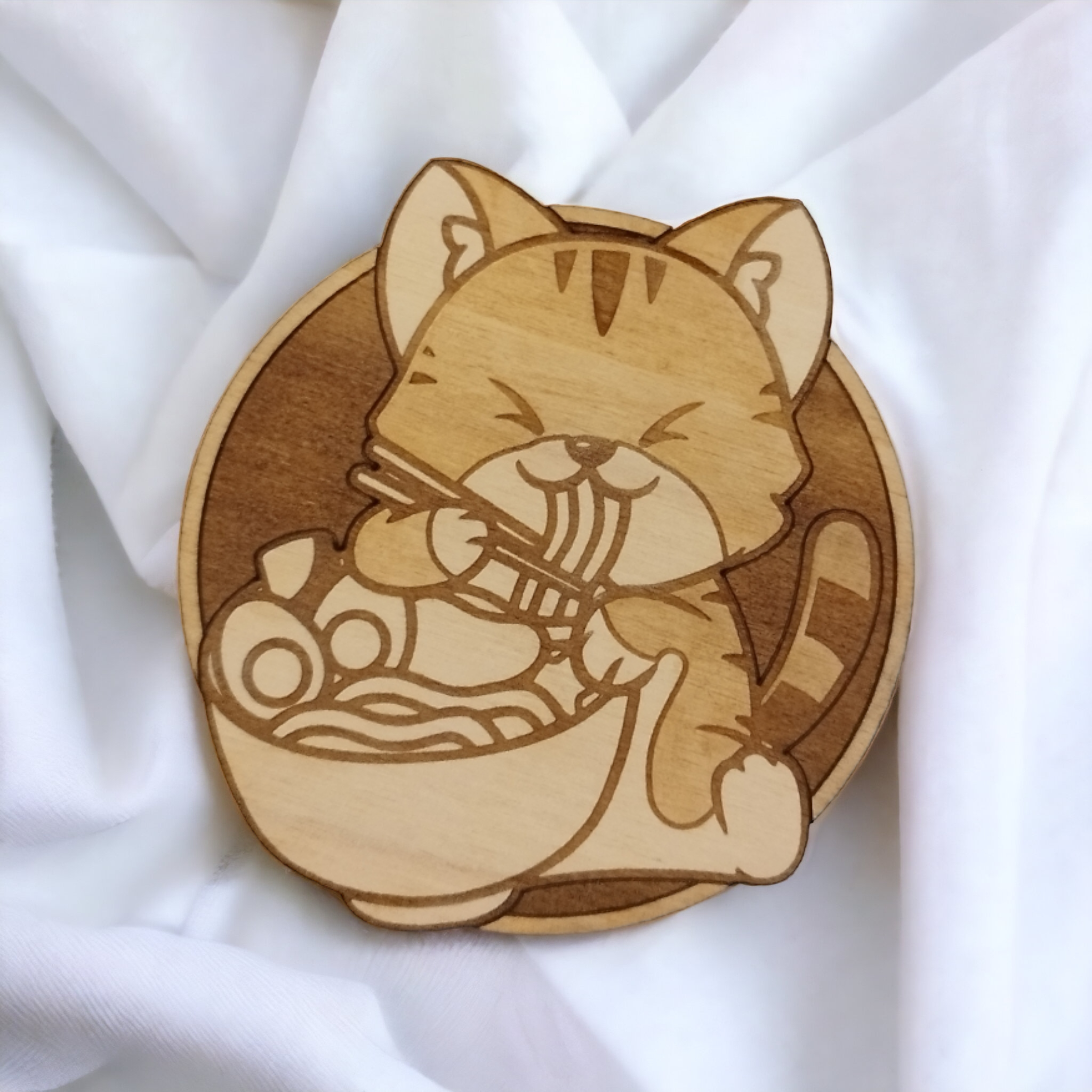 Cat Collection Wooden Coasters (6-Pack)